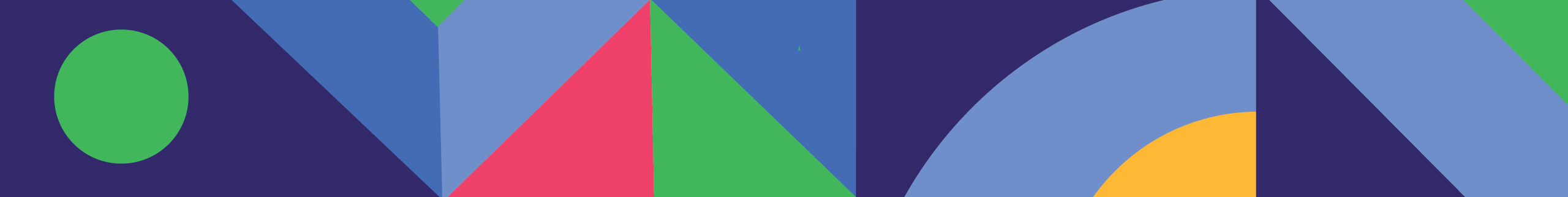 A full-width creative campaign collage featuring various outdoor ads and posters